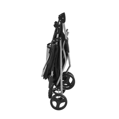 New VEVOR Pet Stroller, 3 Wheels Dog Stroller Rotate with Brakes (Black) - Kidsy
