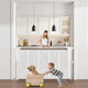 New VEVOR Retractable Baby Gate, 34 inch Tall, Extends up to 55 inch Wide (White) - Kidsy