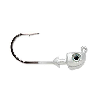 New VMC, Boxer Jig, 4/0 Hook Size, 3/8 oz, Metallic White, Package of 4 (BJ38 - MW) - Kidsy
