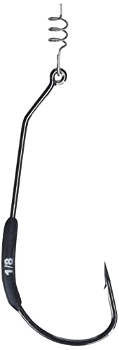 New VMC Drop Dead Weighted Hook 1/8 Black Nickel 5/0, one Size - Kidsy
