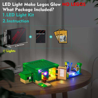 New VONADO LED Light Kit Compatible with Lego Minecraft - Kidsy
