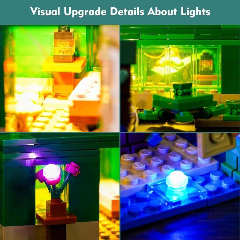 New VONADO LED Light Kit Compatible with Lego Minecraft - Kidsy