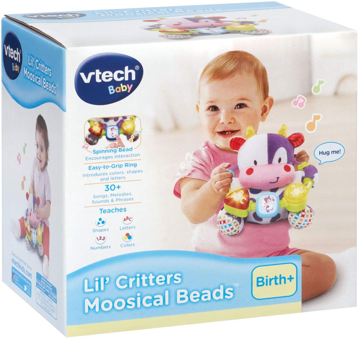 New VTech Baby Lil' Critters Moosical Beads Toy (Purple) - Kidsy