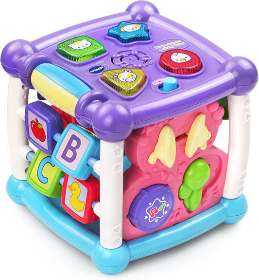 New VTech Busy Learners Activity Cube (Purple) - Kidsy