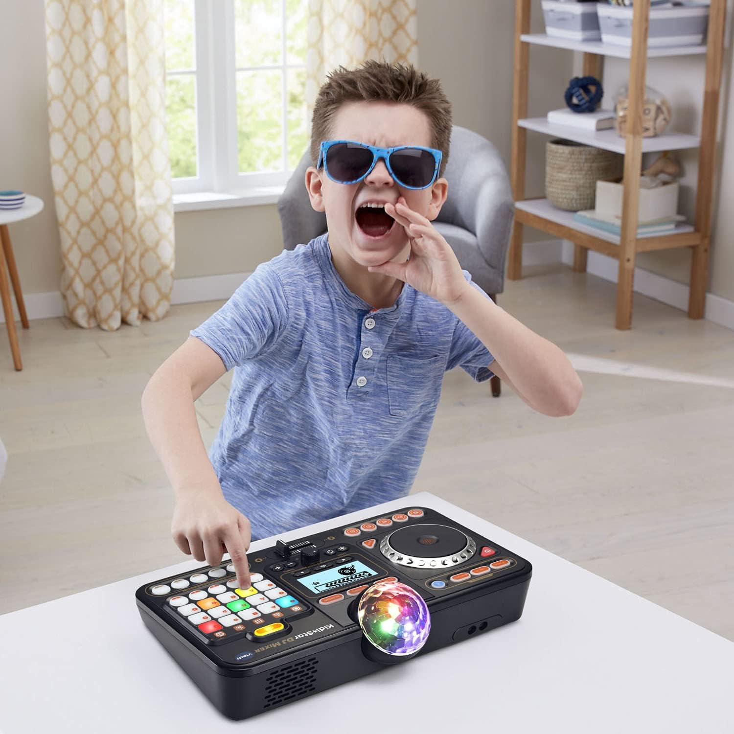 New VTech Kidi Star DJ Mixer Toy (Black) - Kidsy