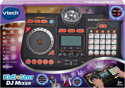 New VTech Kidi Star DJ Mixer Toy (Black) - Kidsy