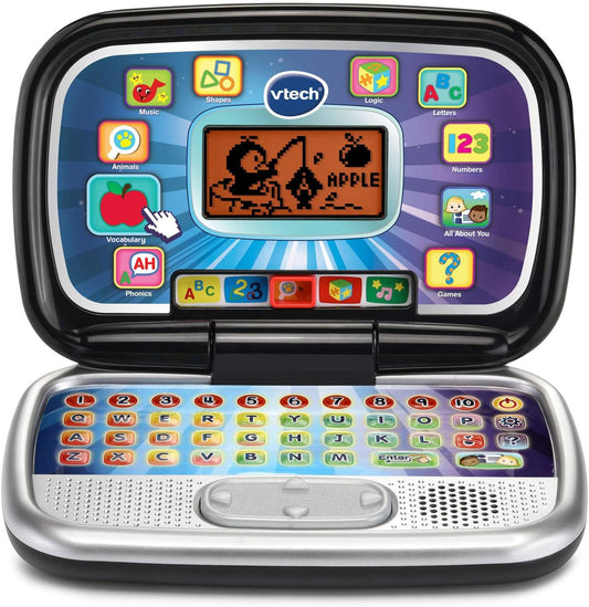 New VTech Play Smart Preschool Laptop Toy (Black) - Kidsy