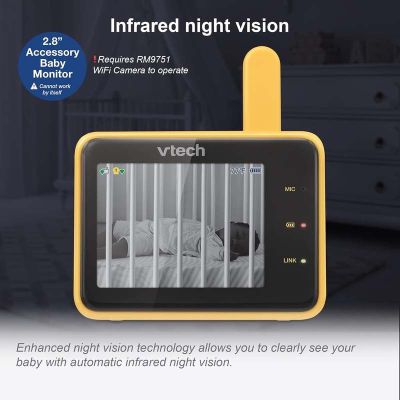 New VTech RM2701 2.8" Accessory Baby Monitor Viewer - Kidsy