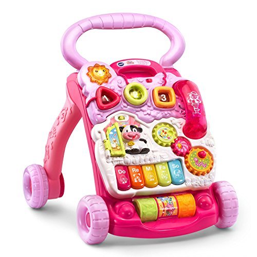 New VTech Sit - to - Stand Learning Walker (Frustration Free Packaging), Pink - Kidsy