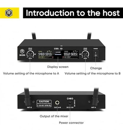 New W IN - MIX Wireless Metal Handheld Dynamic Microphone System (SK20001) - Kidsy