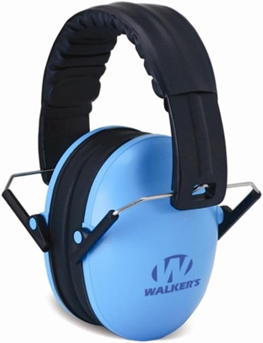 New Walker's Youth Hearing Protection Earmuffs - Small (Blue) - Kidsy