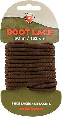 New Waxed Boot Laces 60 quot (Brown)