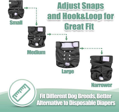 New Wegreeco Washable Female Dog Diapers 15" - 17" (Large) - Kidsy