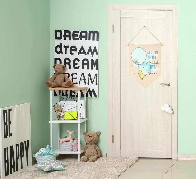 New Welcome to the World Baby Banner Nursery Decor - Kidsy