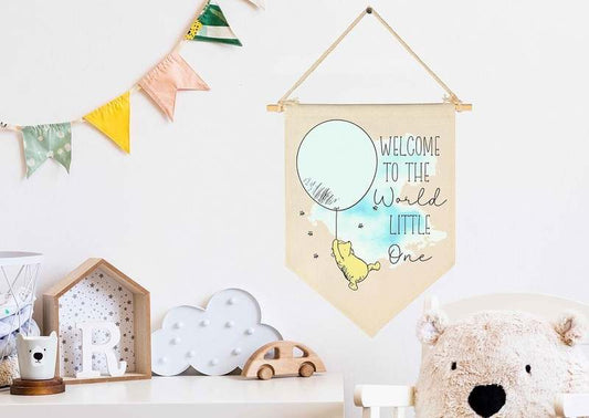 New Welcome to the World Baby Banner Nursery Decor - Kidsy