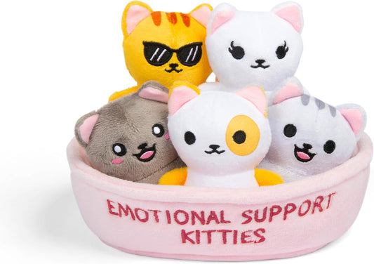 New What Do You Meme? Emotional Support Kitties 5 - Piece Plush Set - Kidsy