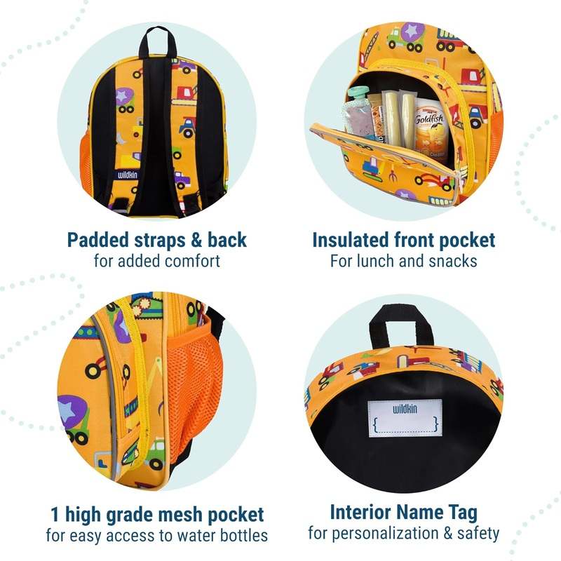 New Wildkin 12 - inch Kids Backpack (Under Construction) - Kidsy