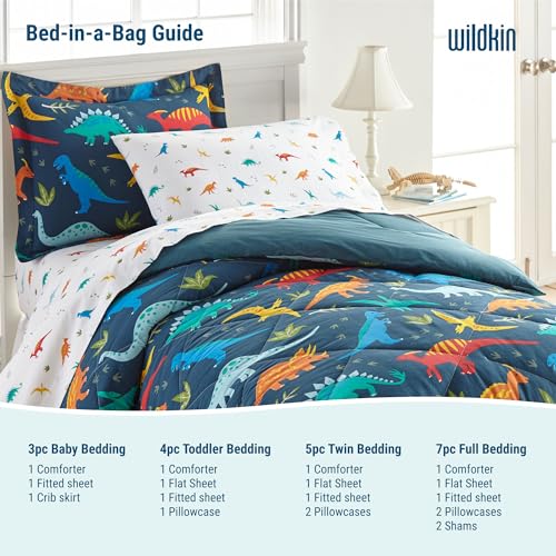 New Wildkin Kids 7 Pc Full Microfiber Bed in a Bag (Mermaids, Full) - Kidsy