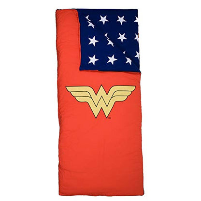 New Wildkin Kids Sleeping Bags (66 x 1.5 x 30 Inch, Wonder Woman) - Kidsy
