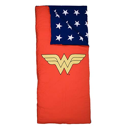 New Wildkin Kids Sleeping Bags (66 x 1.5 x 30 Inch, Wonder Woman) - Kidsy