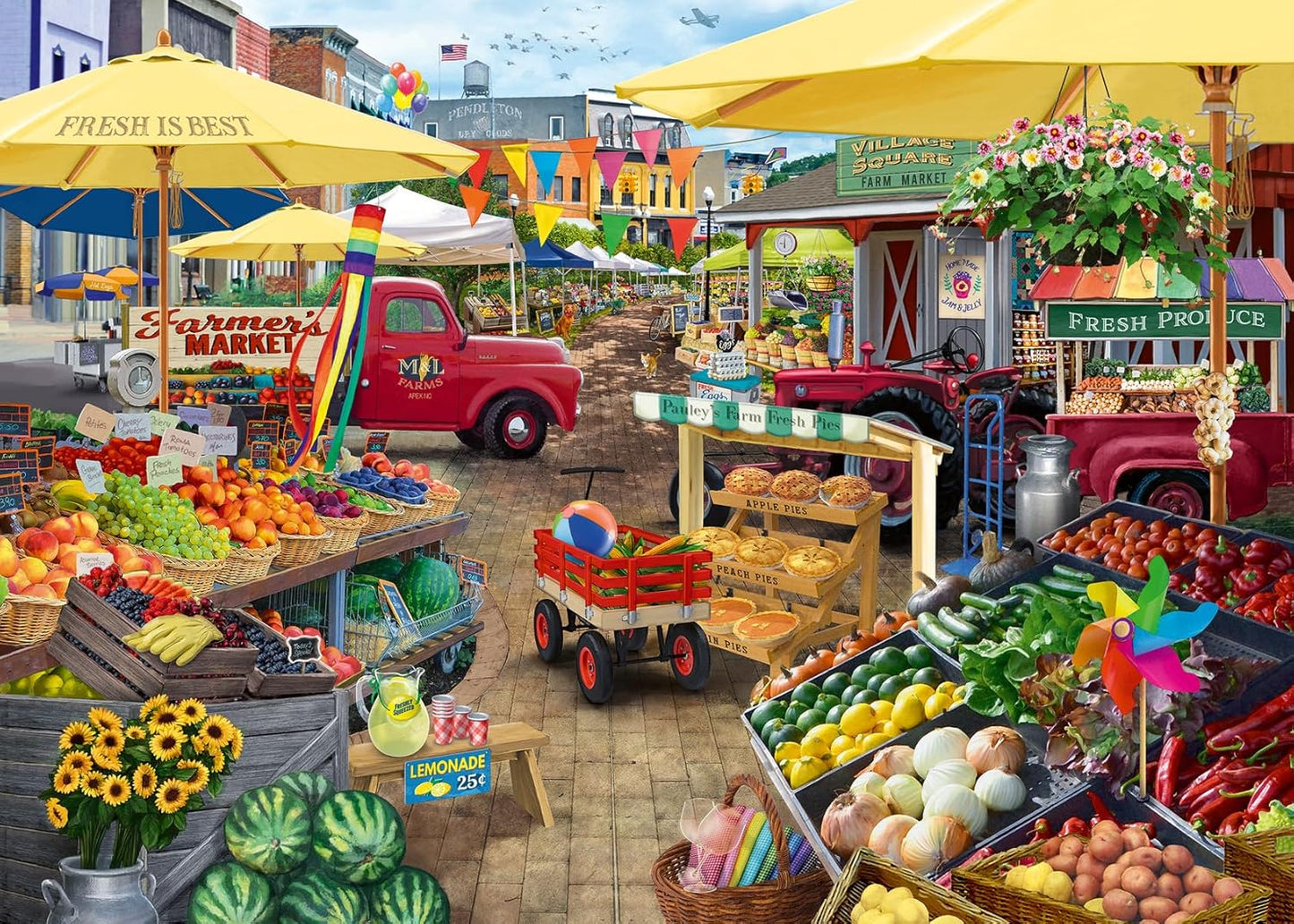 New Wonder Forge Farmer’s Market Day 1000 - Piece Jigsaw Puzzle - Kidsy