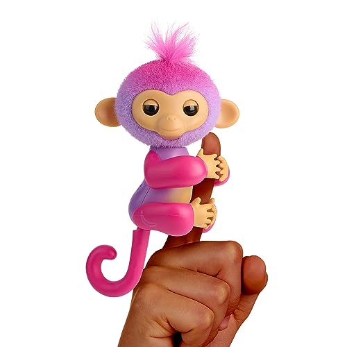 New WowWee Fingerlings Interactive Baby Monkey Charli (Purple, 2023 Edition) - Kidsy