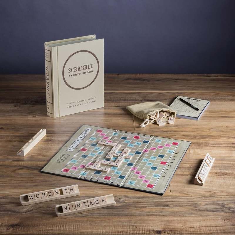 New WS Game Company Scrabble Vintage Bookshelf Edition - Kidsy