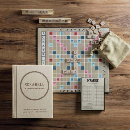 New WS Game Company Scrabble Vintage Bookshelf Edition - Kidsy