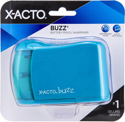 New X - ACTO Buzz Battery Pencil Sharpener (Blue) - Kidsy