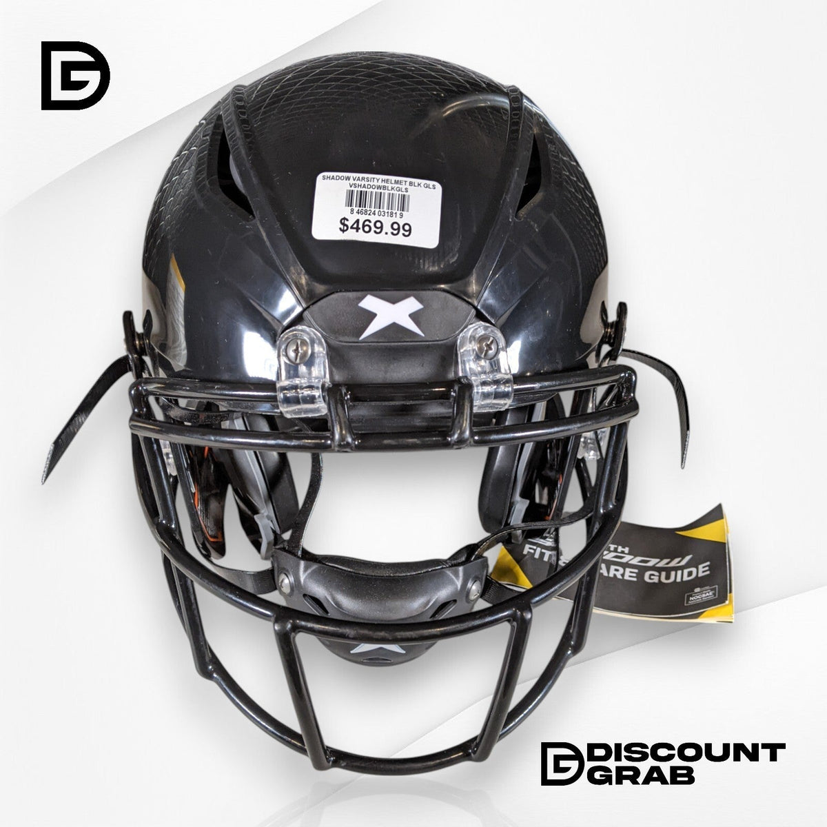 New Xenith Shadow Varsity Helmet Black Gloss, Large - Kidsy