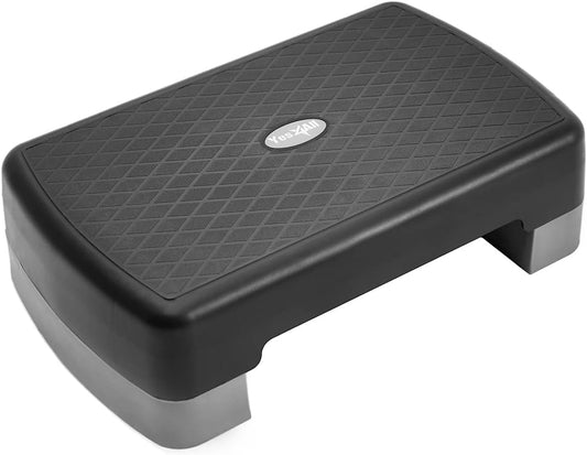 New Yes4All 18.9 - Inch Mini Aerobic Step Platform with 2 Risers (Cool Grey) - Kidsy