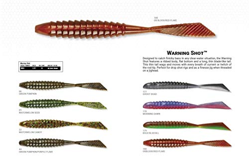 New Yum Lures YWS3178 Warn Shot Fishing Bait, Morning Dawn, 3.75" - Kidsy