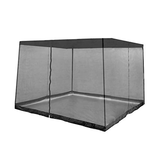 New Z - Shade 10' x 10' Screenroom Shade Protectant Attachment for 13' x 13' (Black) - Kidsy