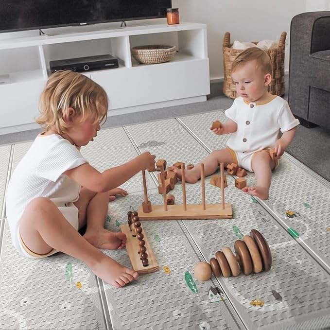 New ZEEBABA Foldable Baby Play Mat (59"x59") - Kidsy