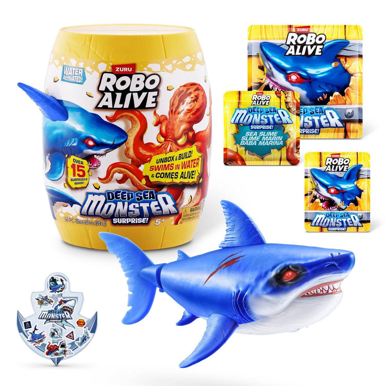 New ZURU Robo Alive Deep Sea Monster Surprise Electronic Robot Toy - Kidsy