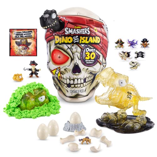 New ZURU Smashers Dino Island Giant T - Rex Skull with 30+ Surprises and Mini Eggs - Kidsy