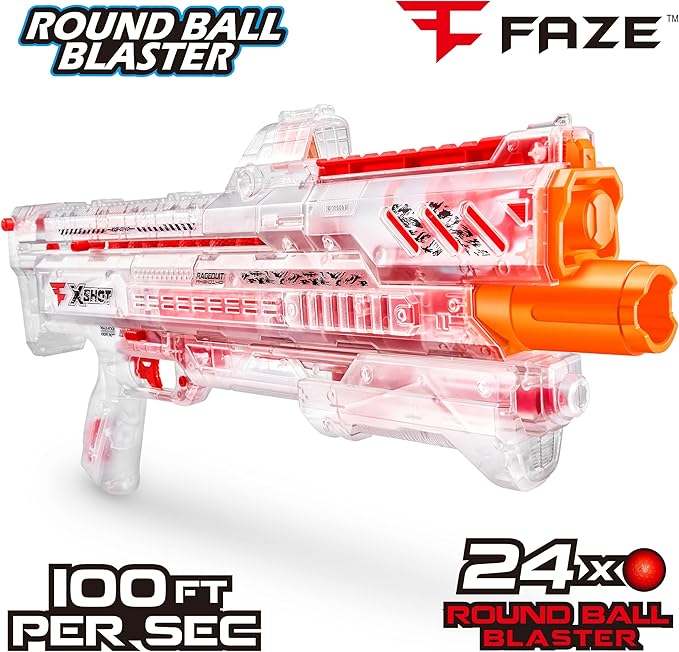 New ZURU XSHOT Chaos Faze Ragequit Blaster (24 Rounds) - Kidsy