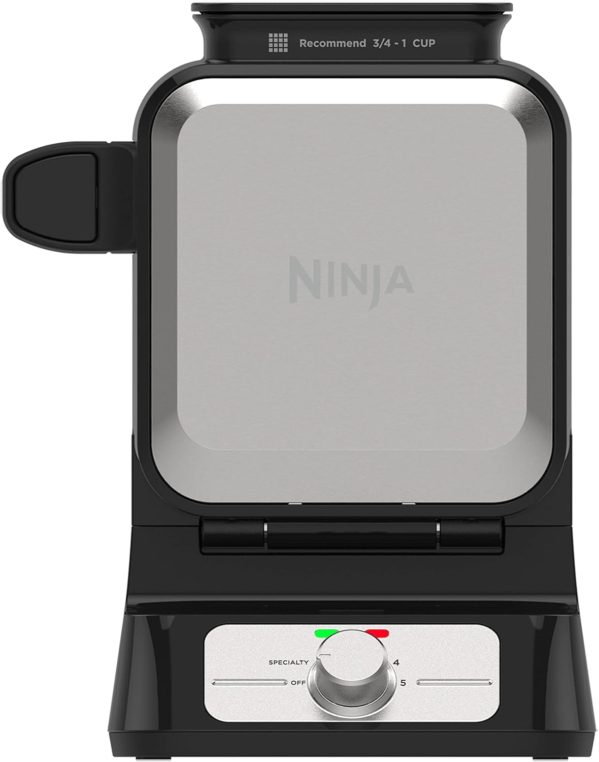 Ninja BW1001 NeverStick PRO Belgian Waffle Maker (Black & Silver) - Kidsy