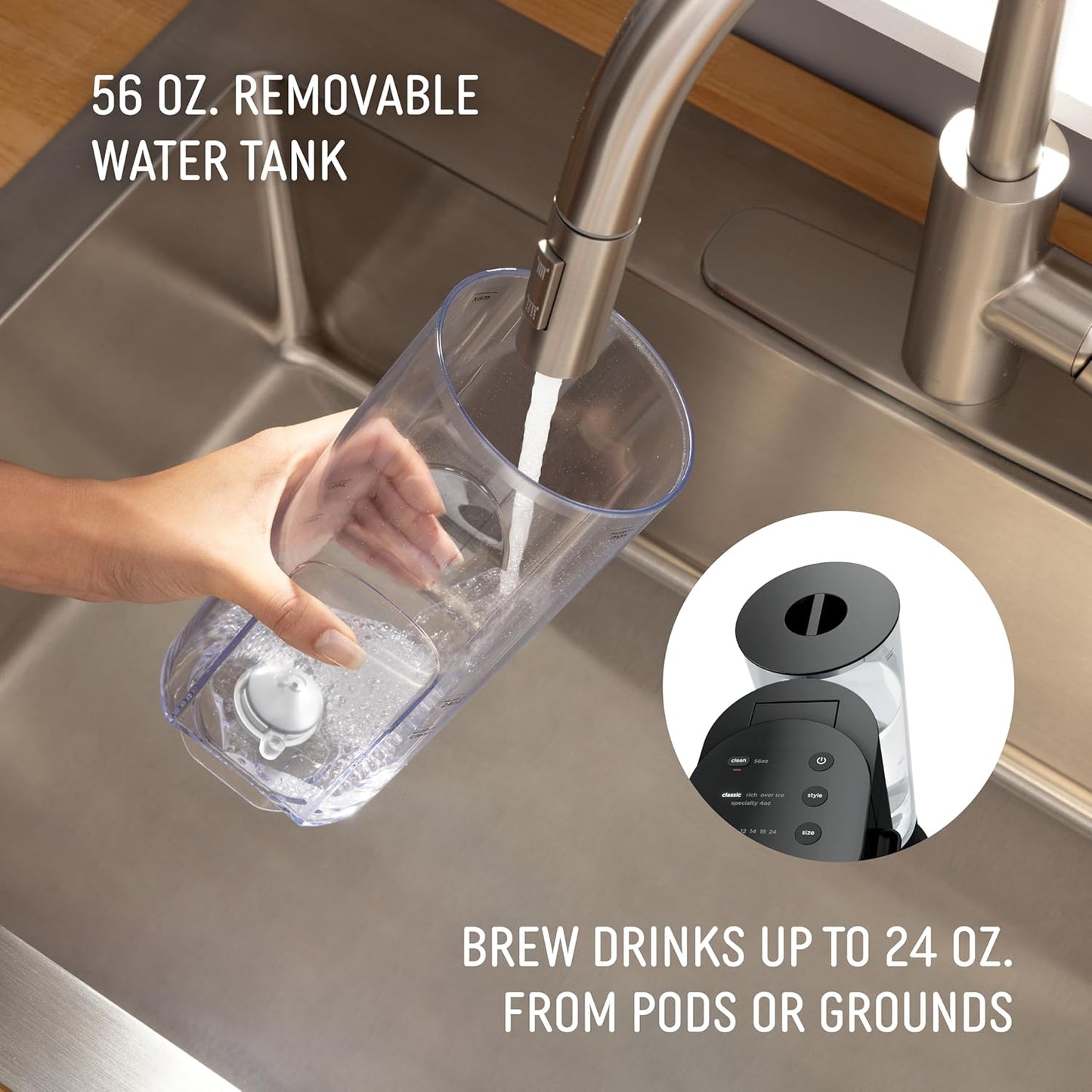 Ninja Coffee Maker Single Serve Brew with Coffee Pods & Grounds (Standard Black) - Kidsy