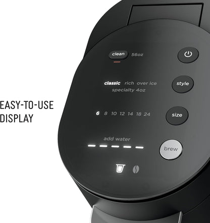 Ninja Coffee Maker Single Serve Brew with Coffee Pods & Grounds (Standard Black) - Kidsy