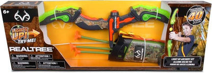 NKOK RealTree Light - Up Archery Set - Ages 6+ (Green) - Kidsy