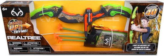 NKOK RealTree Light - Up Archery Set - Ages 6+ (Green) - Kidsy