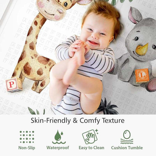 NOONKTY Foldable Baby Play Mat 79x71 (Lion) - Kidsy