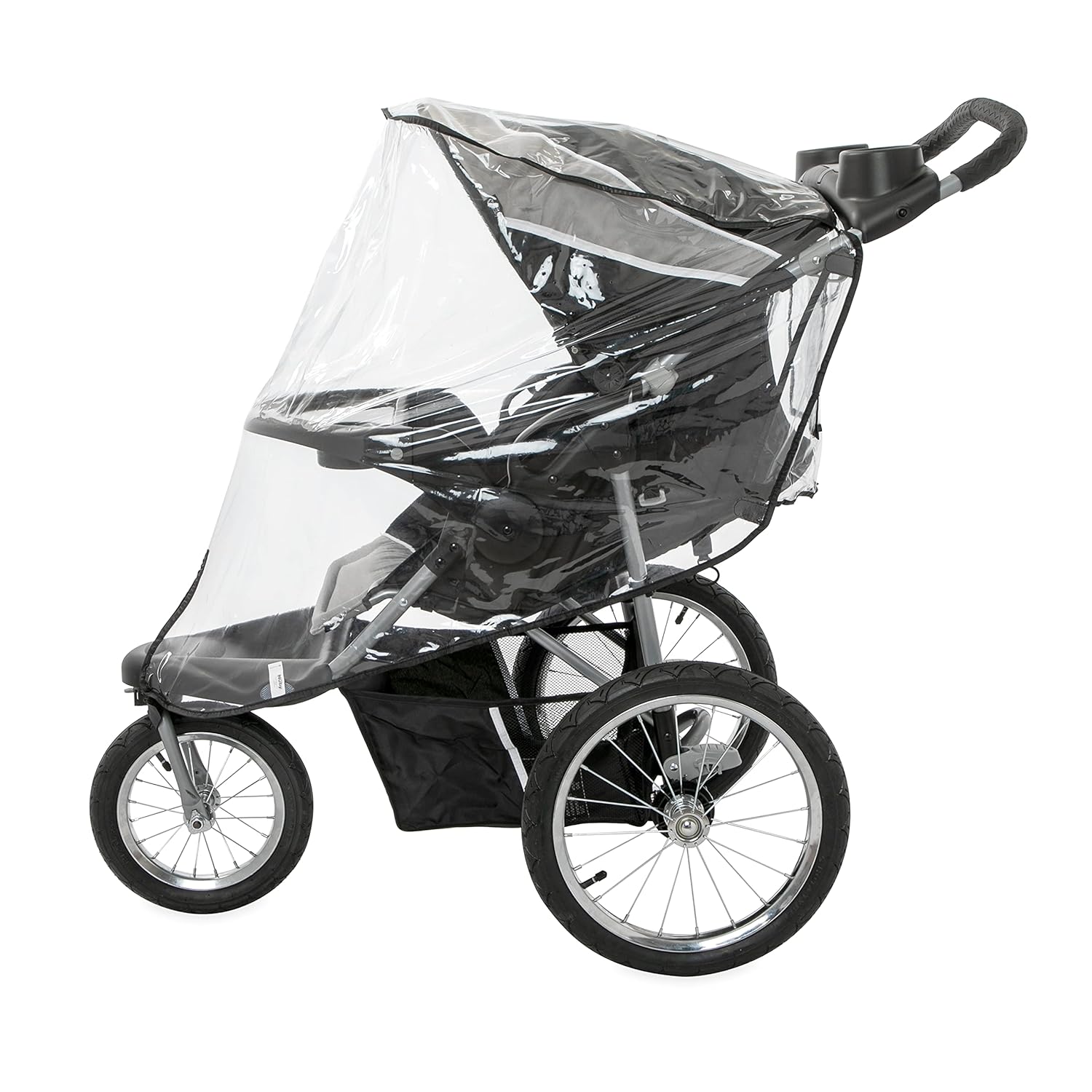 Nuby Rain Weather Shield for Jogging Stroller Clear Stroller Cover with Storage Pocket - Kidsy