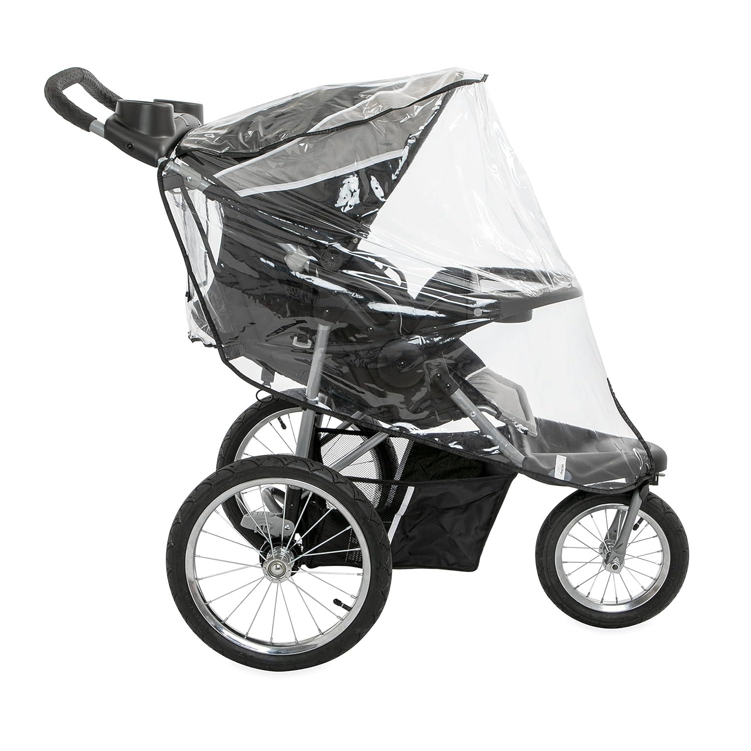 Nuby Rain Weather Shield for Jogging Stroller Clear Stroller Cover with Storage Pocket - Kidsy