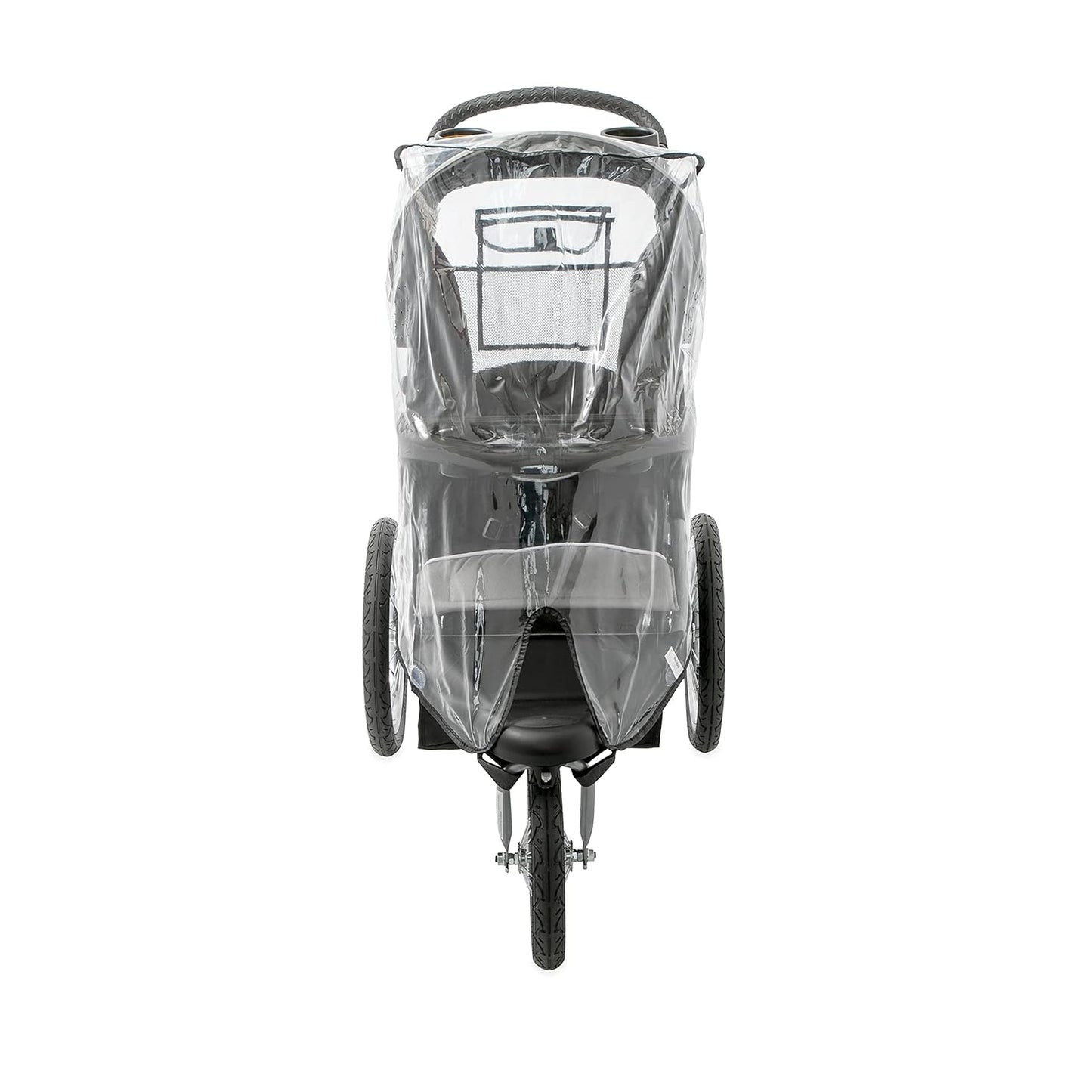 Nuby Rain Weather Shield for Jogging Stroller Clear Stroller Cover with Storage Pocket - Kidsy