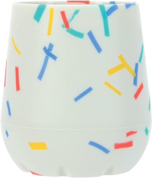 Nuby Silicone Confetti/Sprinkles First Open Training Cup for Baby 2oz - Kidsy