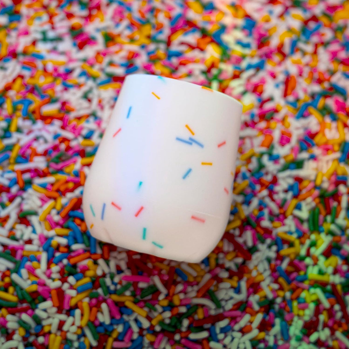 Nuby Silicone Confetti/Sprinkles First Open Training Cup for Baby 2oz - Kidsy