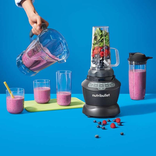 Nutribullet Full - Size Blender Combo NBF50500 (Dark Gray) - Kidsy