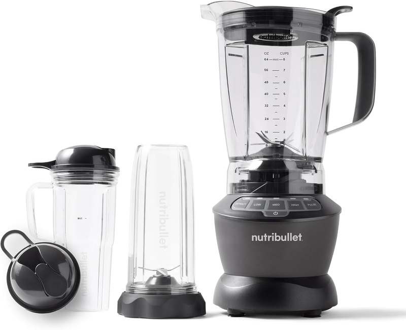 Nutribullet Full - Size Blender Combo NBF50500 (Dark Gray) - Kidsy
